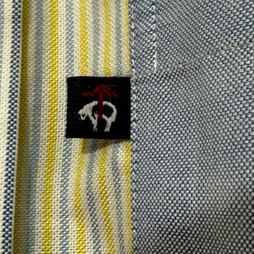 Brooks Brothers Teens Long Sleeve Button Down Shirt Supima Cotton Size XL